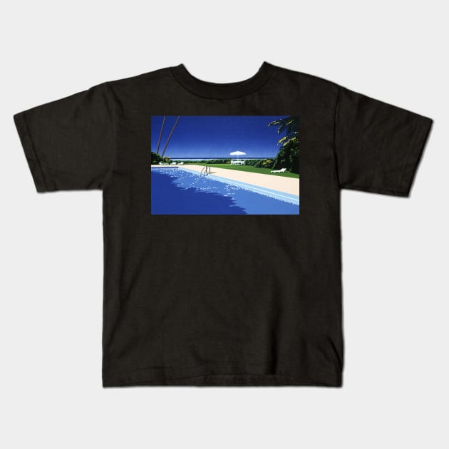 hiroshi nagai Kids T-Shirt by QualityArtFirst